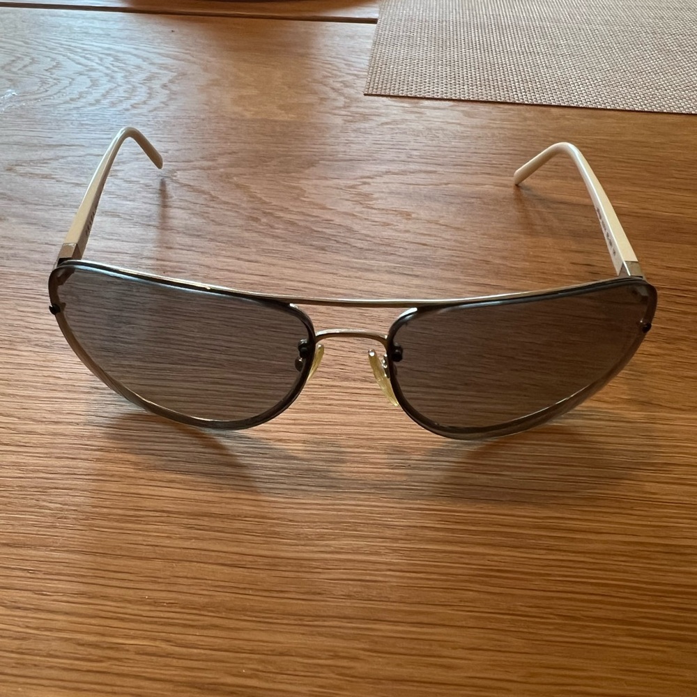 PRADA WHITE SUNGLASSES
